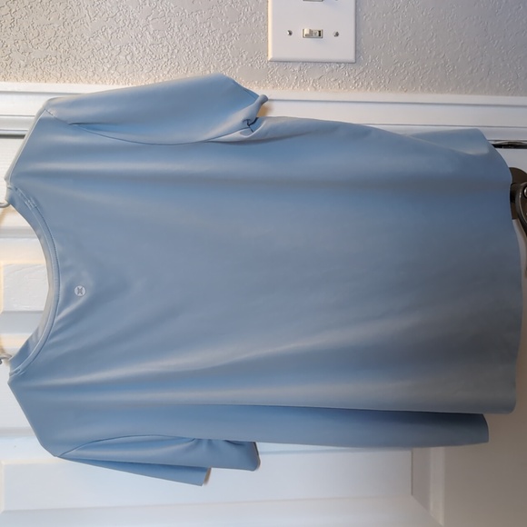 RBX Large blue activewear top with pocket - Picture 2 of 2